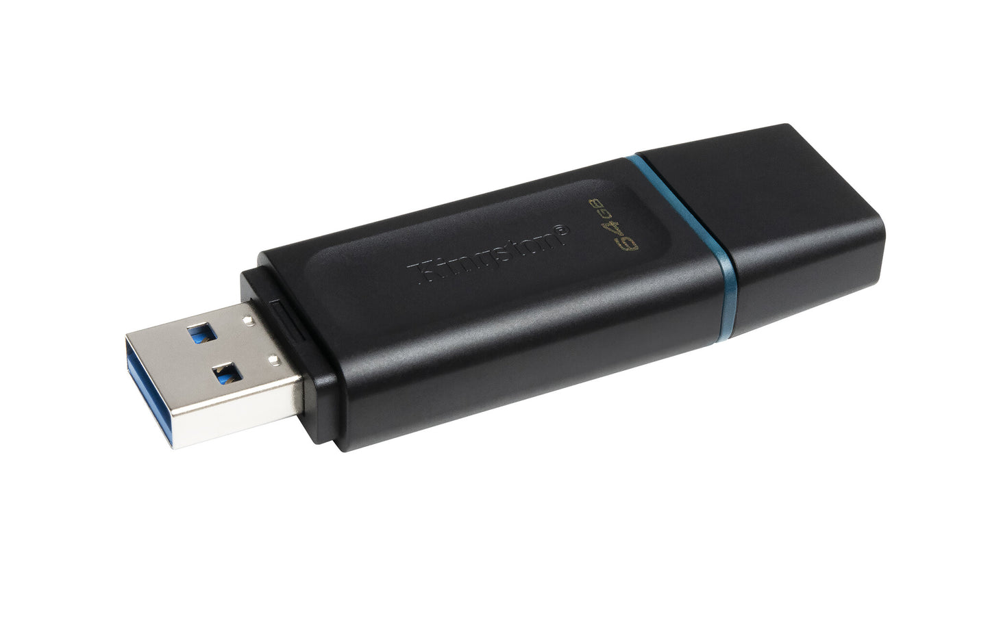 Kingston Technology DataTraveler Exodia USB-sticka 64 GB USB Type-A 3.2 Gen 1 (3.1 Gen 1) Svart, Turkos