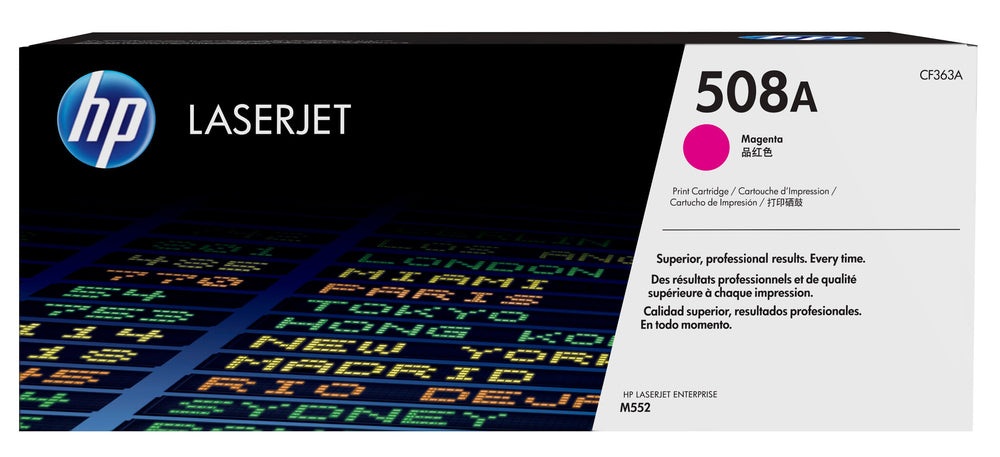 HP 508A magenta original LaserJet-tonerkassett