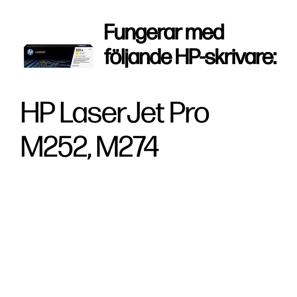 HP 201A gul original LaserJet-tonerkassett