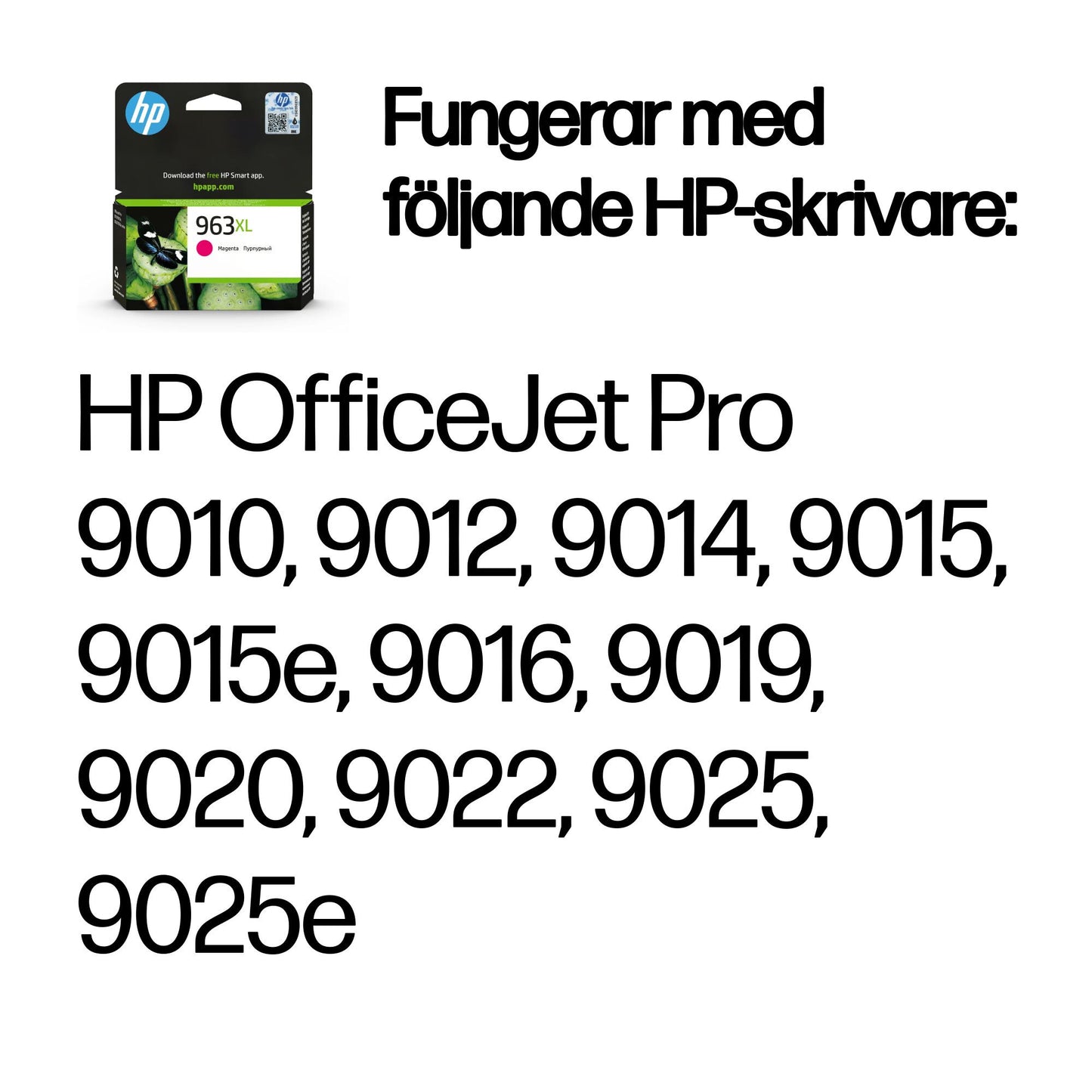 HP 963XL magenta original bläckpatron med hög kapacitet