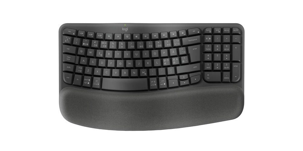 Logitech 920-012298 tangentbord Kontor Trådlös RF + Bluetooth QWERTY Nordic grafit