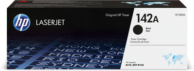 HP 142A svart original LaserJet-tonerkassett