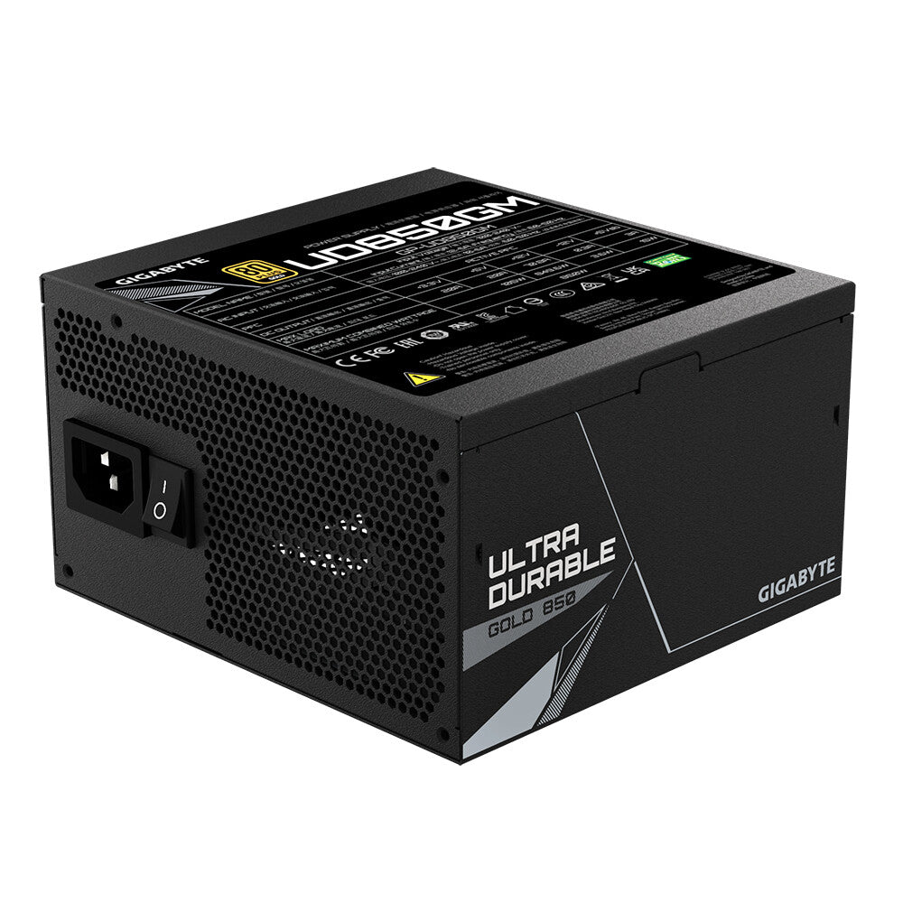 Gigabyte UD850GM strömförsörjningsenheter 850 W 20+4 pin ATX ATX Svart