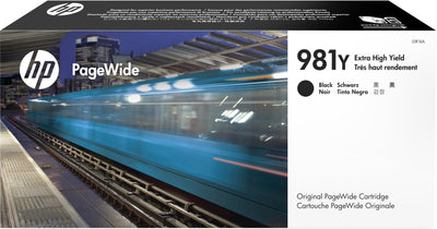 HP 981Y, svart PageWide-originalpatron med extra hög kapacitet