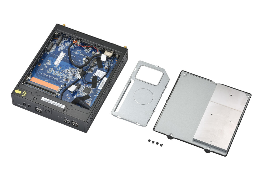 Shuttle DS50U datorhölje & moderkort 1,3L storlek PC Svart 7305