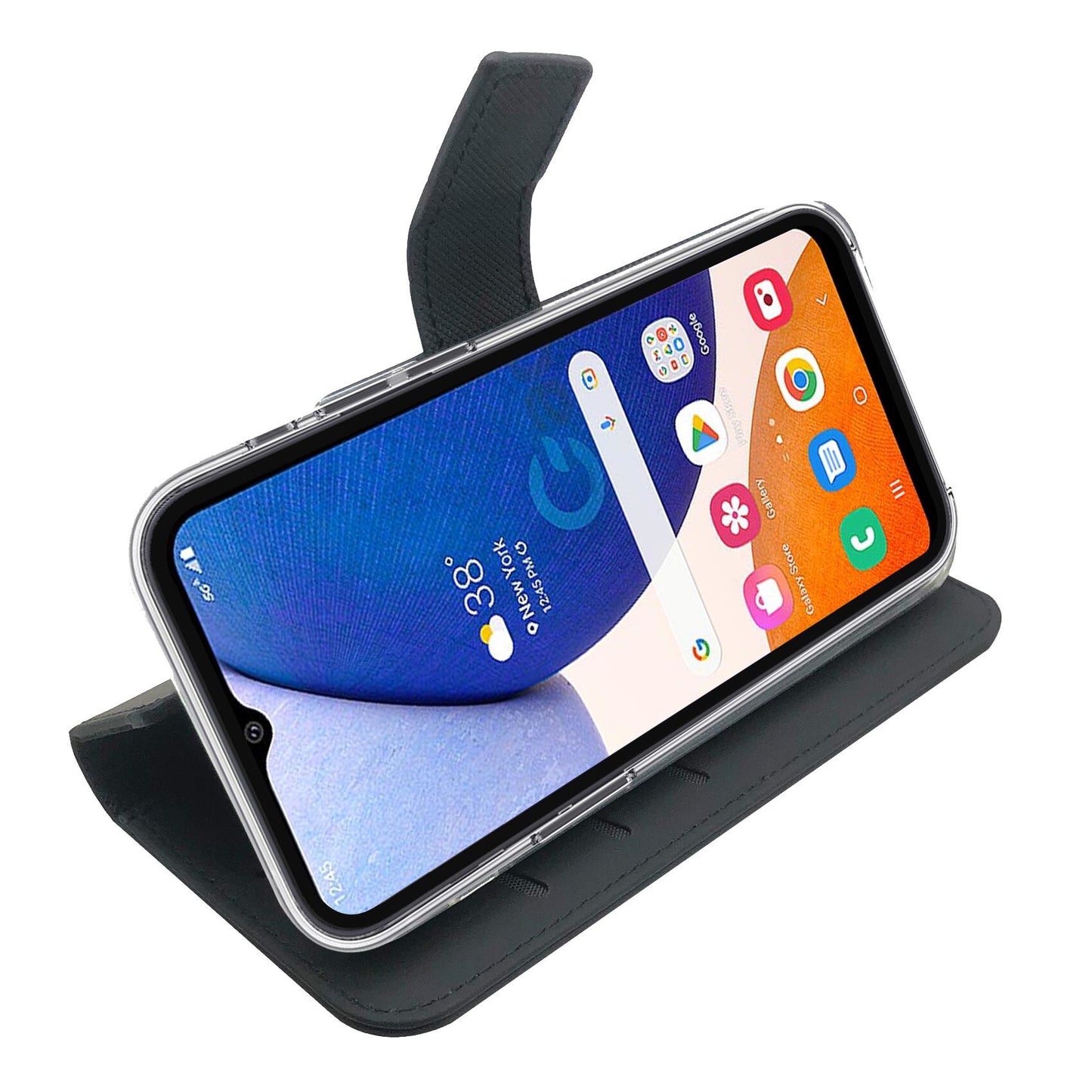 Celly WALLY1035 mobiltelefonfodral 16,8 cm (6.6") Plånbok Svart