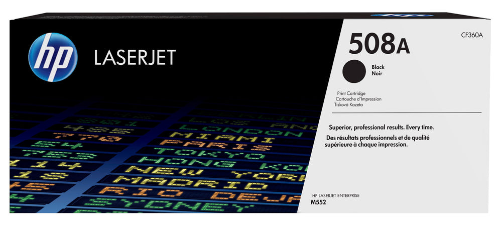 HP 508A svart original LaserJet-tonerkassett