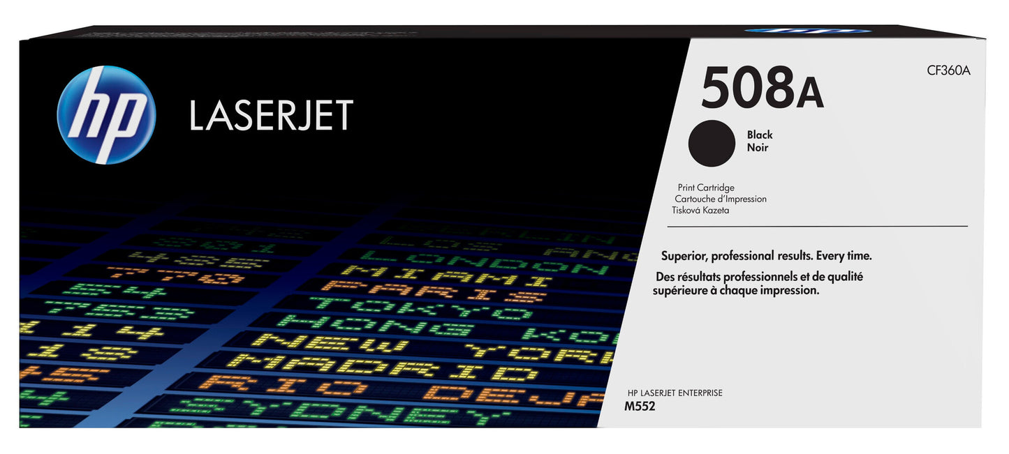 HP 508A svart original LaserJet-tonerkassett