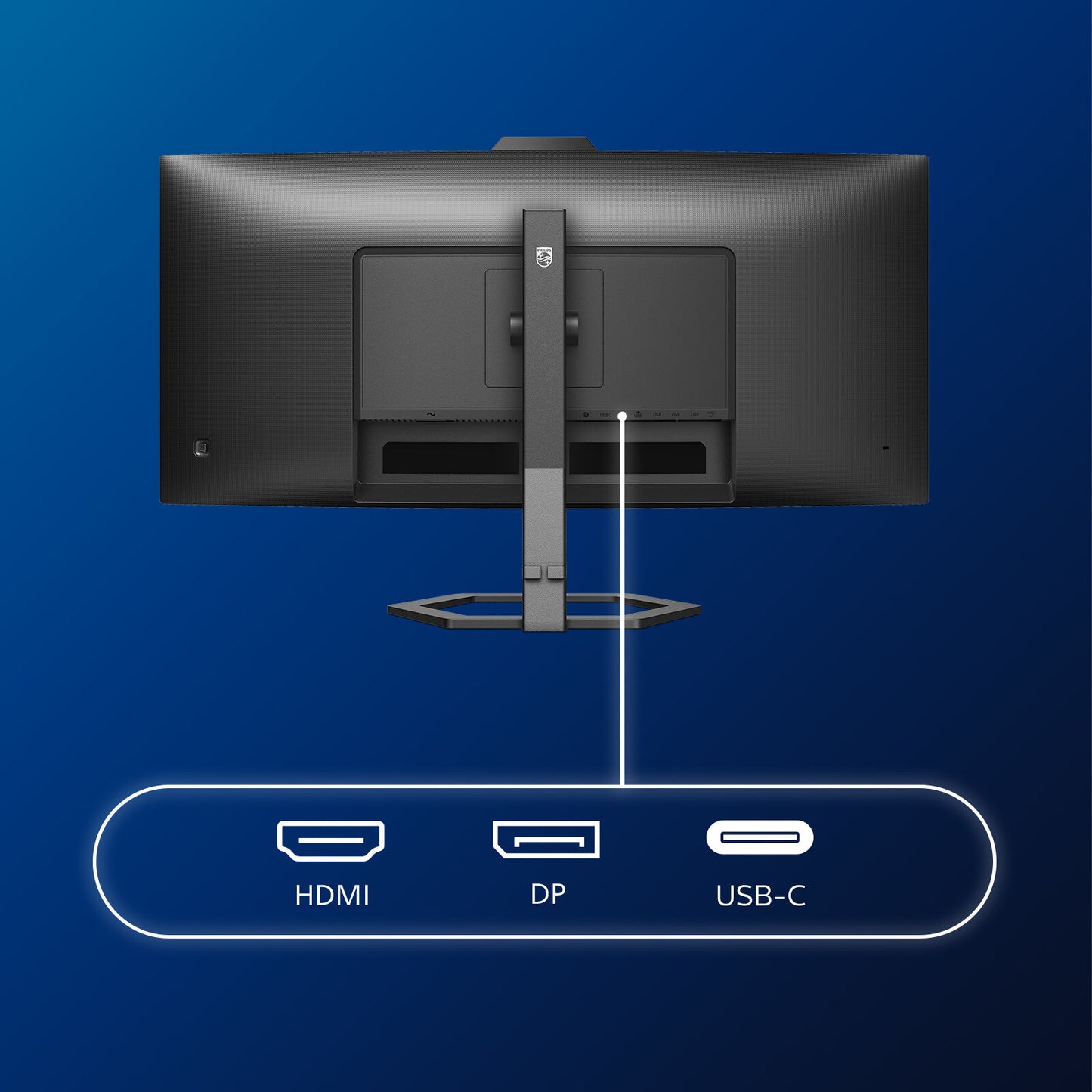 Philips 5000 series 34E1C5600HE/00 LED display 86,4 cm (34") 3440 x 1440 pixlar 4K Ultra HD Svart