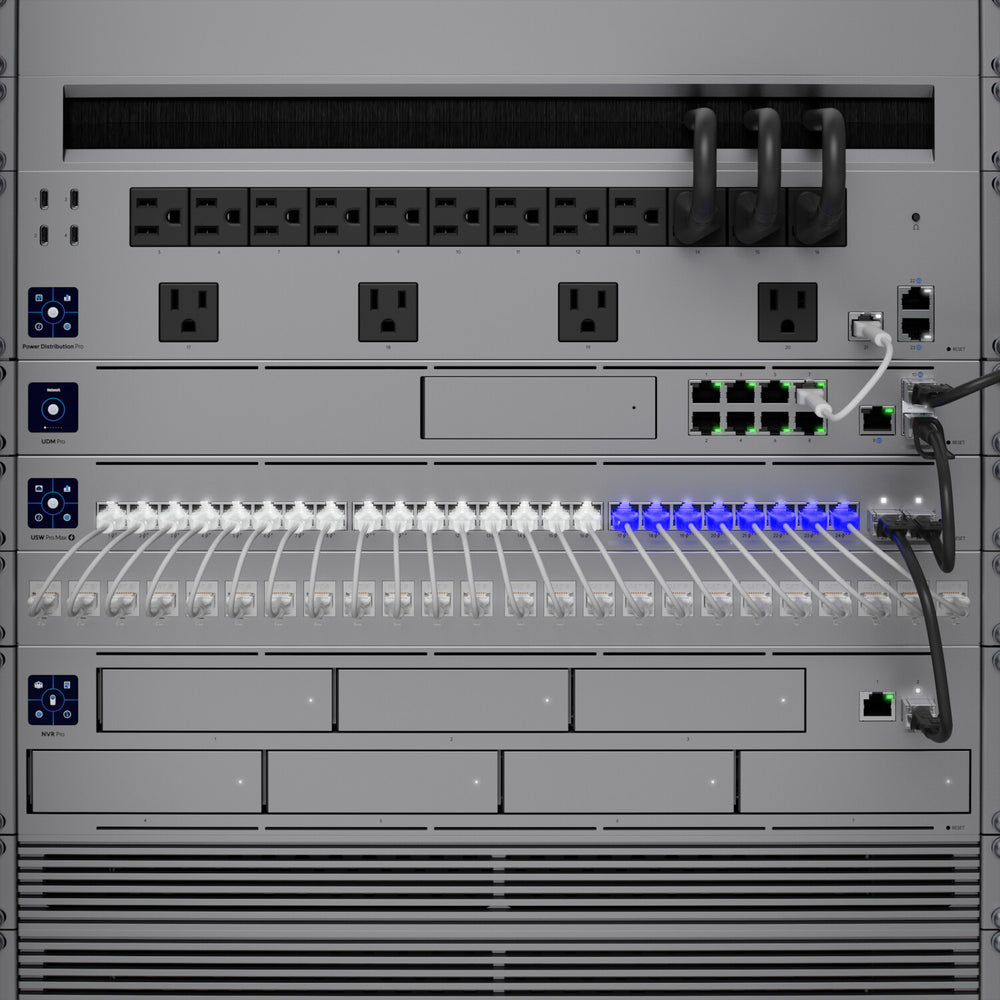 Ubiquiti USW-Pro-Max-24-PoE L3 2.5G Ethernet (100/1000/2500) Strömförsörjning via Ethernet (PoE) stöd Grå