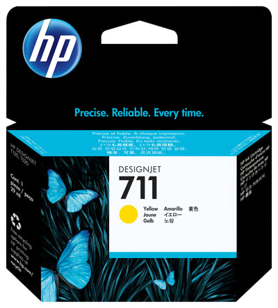 HP 711 29 ml DesignJet-bläckpatron, gul