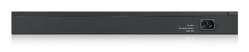Zyxel GS1900-48HPv2 hanterad L2 Gigabit Ethernet (10/100/1000) Strömförsörjning via Ethernet (PoE) stöd Svart