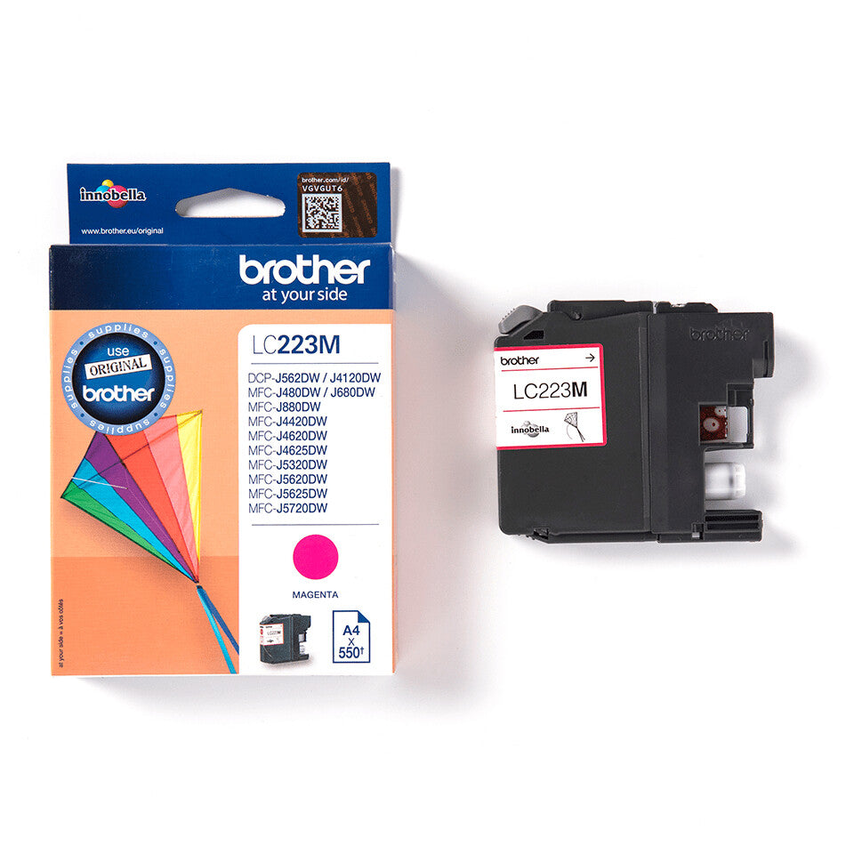 Brother LC223M bläckpatroner 1 styck Original Magenta