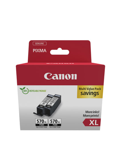 Canon 0318C010 bläckpatroner 2 styck Original Hög (XL) avkastning Svart