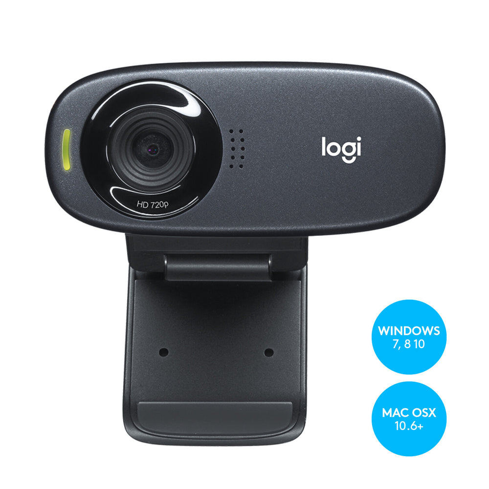 Logitech 960-001065 webbkameror 5 MP 1280 x 720 pixlar USB Svart