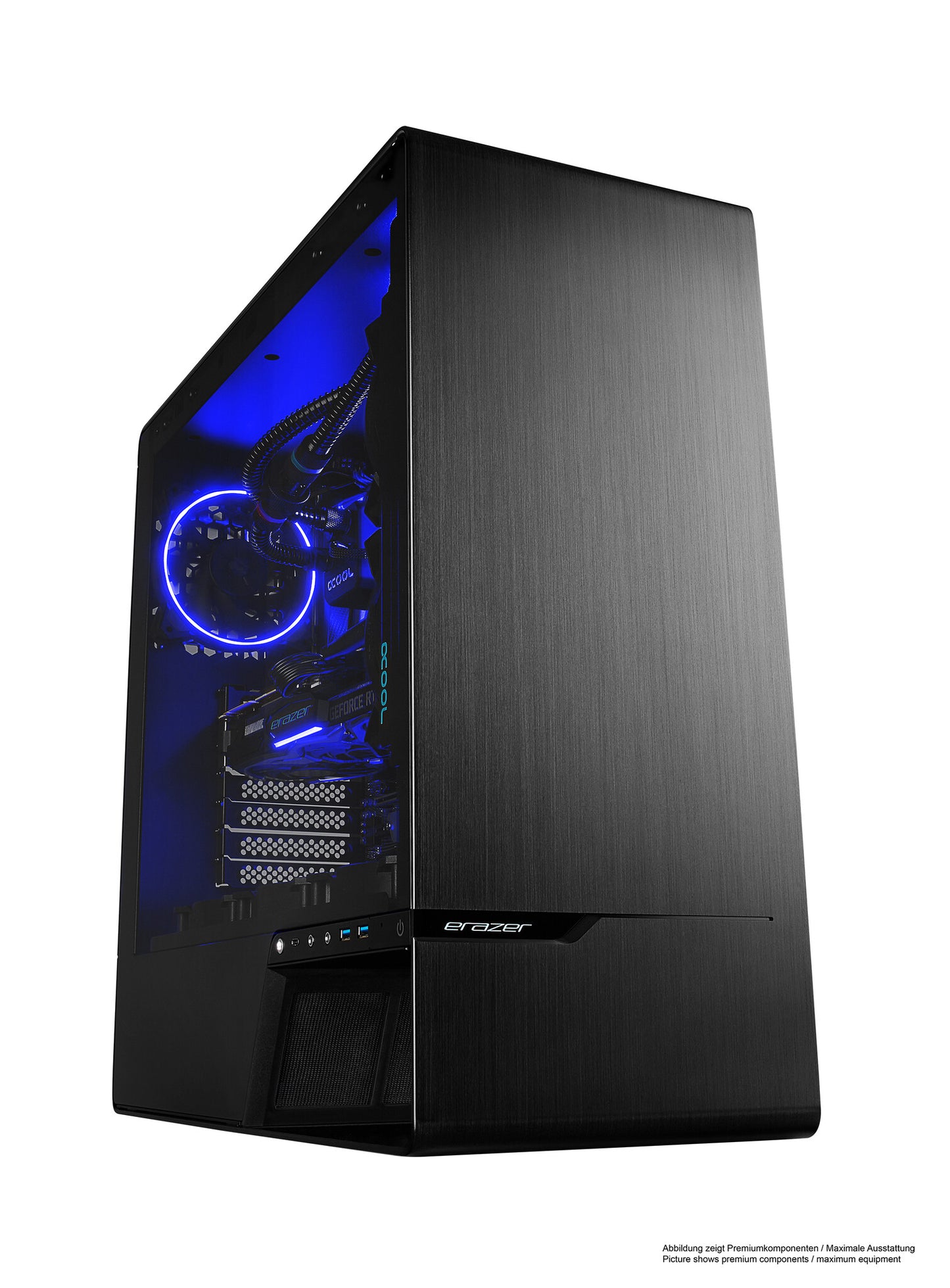 ERAZER Enforcer X10 Intel® Core™ i9 i9-14900KF 32 GB DDR5-SDRAM 2 TB SSD NVIDIA GeForce RTX 4080 SUPER Windows 11 Home Skrivbord PC Svart