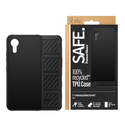 PanzerGlass SAFE. by TPU Case Samsung Galaxy xCover 7 - black mobiltelefonfodral Omslag Transparent