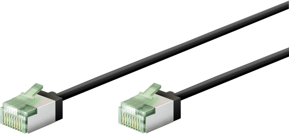 Goobay 74350 nätverkskablar Svart 0,15 m Cat8.1 U/FTP (STP)