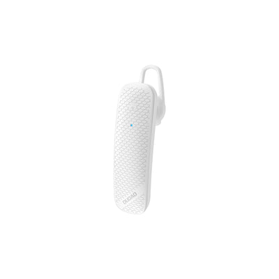DUDAO Sluchawka zestaw sluchawkowy bezprzewodowa sluchawka Bluetooth Headset Trådlös Öronkrok Samtal/musik Vit