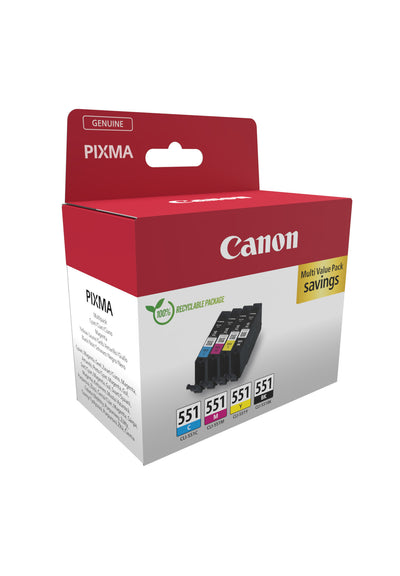 Canon 6509B015 bläckpatroner 1 styck Original Svart, Cyan, Magenta, Gul