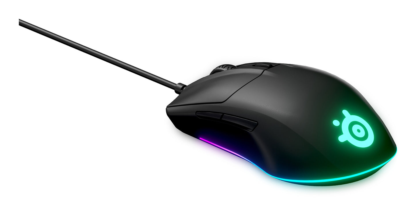 Steelseries Rival 3 datormöss Spela högerhand USB Type-A Optisk 8500 DPI