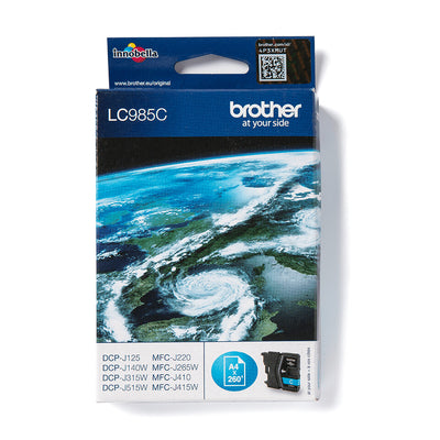 Brother LC985C bläckpatroner 1 styck Original Cyan
