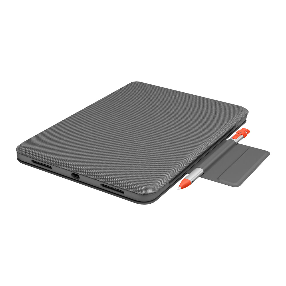 Logitech Folio Touch QWERTY Nordic Smart Connector Grå
