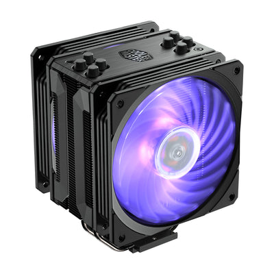 Cooler Master Hyper 212 RGB Black Edition w/LGA1700 Processor Kylare 12 cm Svart