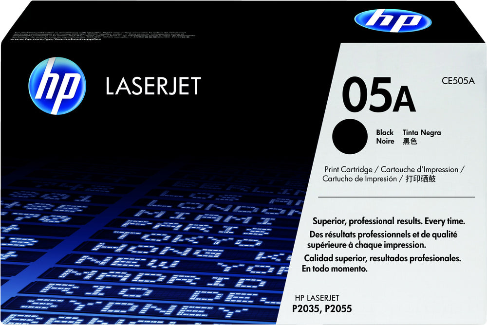 HP 05A svart LaserJet-tonerkassett, original