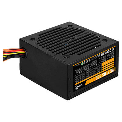 Aerocool VX PLUS 650 strömförsörjningsenheter 650 W 20+4 pin ATX ATX Svart
