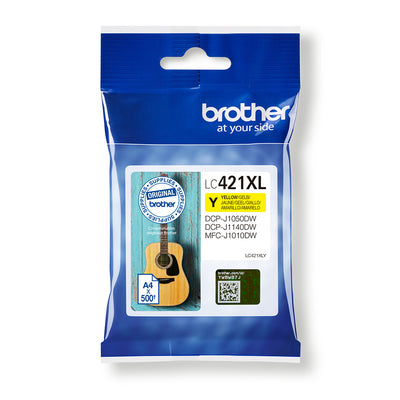 Brother LC421XLY bläckpatroner 1 styck Original Gul