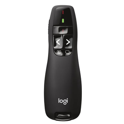 Logitech R400 trådlösa presentatörer RF Svart