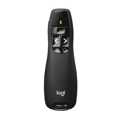 Logitech R400 trådlösa presentatörer RF Svart