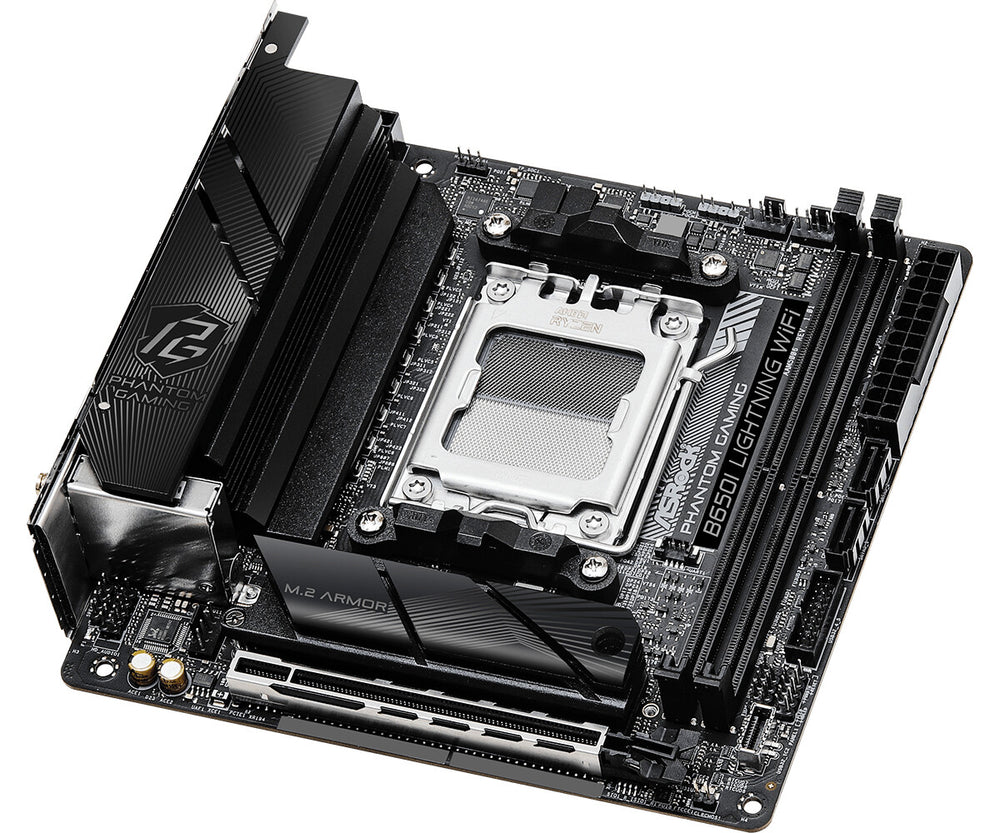Asrock B650I Lightning WiFi AMD B650 AM5-sockel Mini-ITX