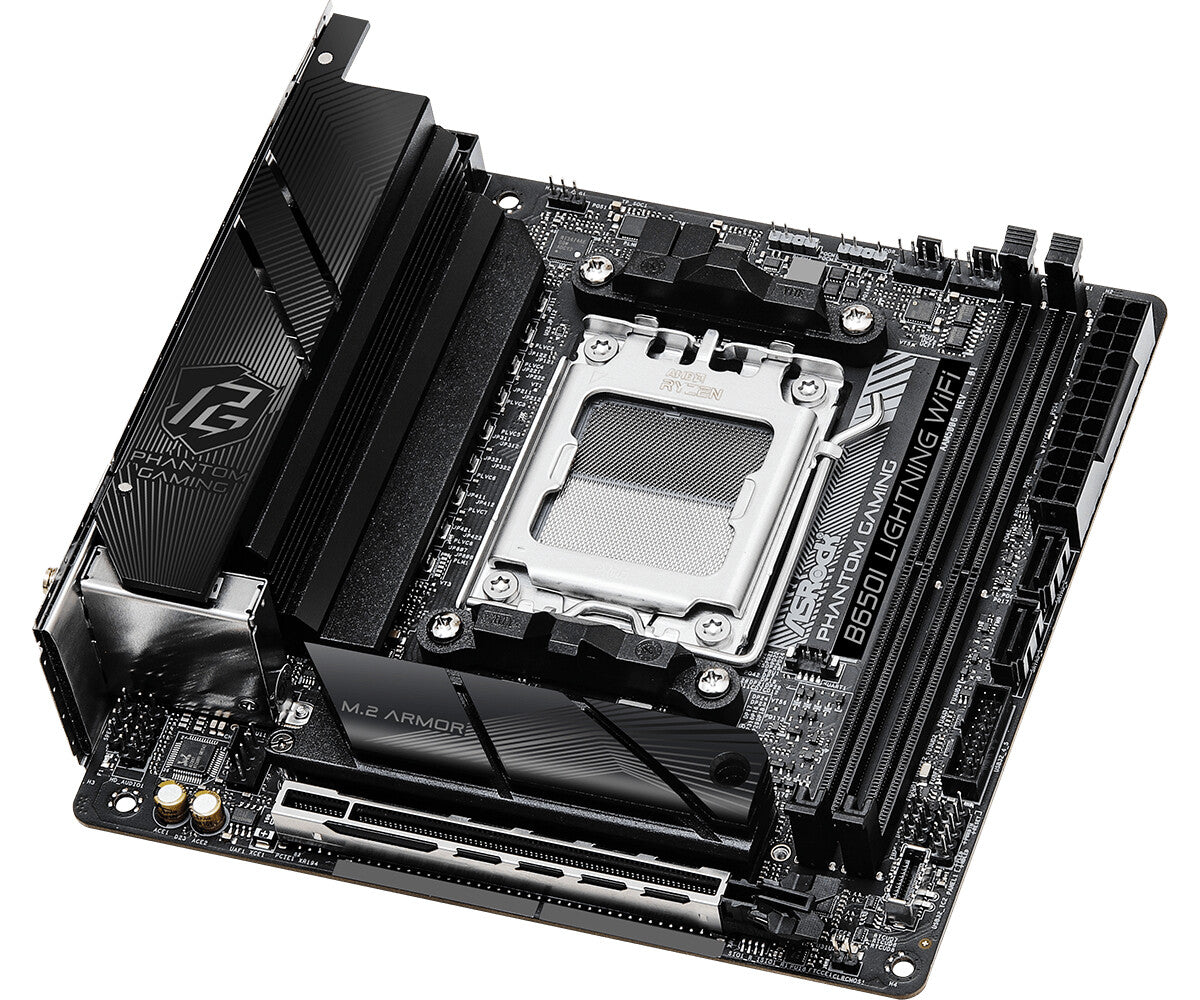 Asrock B650I Lightning WiFi AMD B650 AM5-sockel Mini-ITX