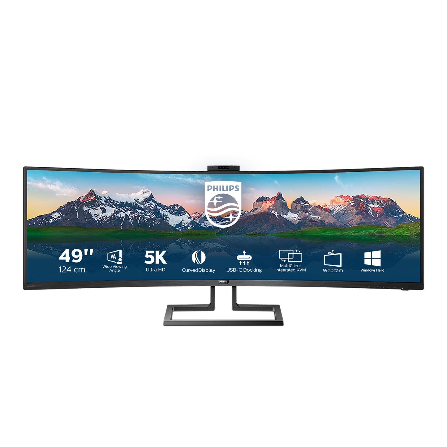 Philips P Line 32:9 superbred svängd LCD-skärm 499P9H/00