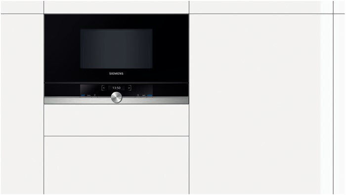 Siemens BF634LGS1 mikrovågsugn Inbyggd 21 l 900 W Svart, Rostfritt stål