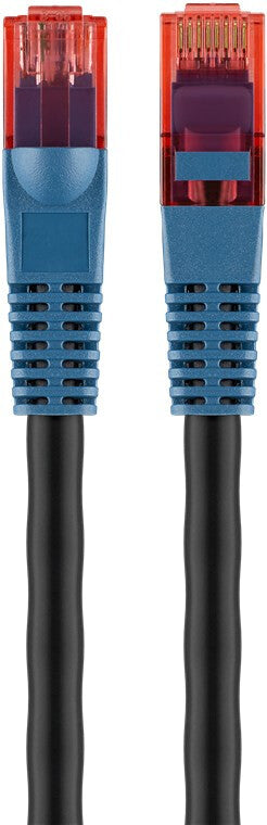 Goobay 94395 nätverkskablar Svart 50 m Cat6 U/UTP (UTP)