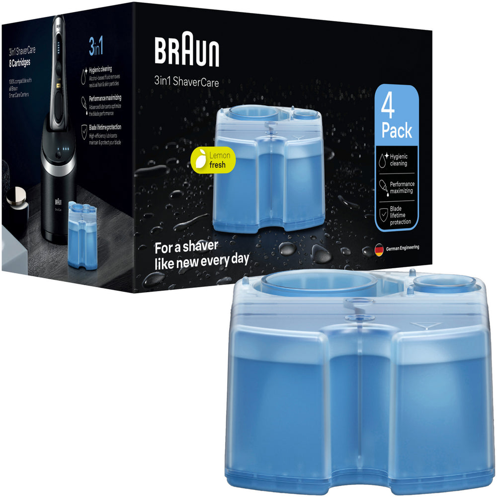 Braun CCR4 3in1 ShaverCare Refill till SmartCare Center (4-pack) – Outlet