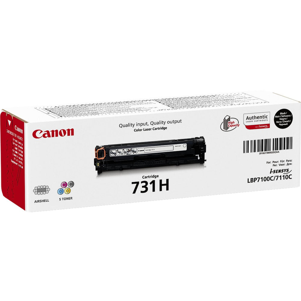 Canon 731H Tonerkassett 1 styck Original Svart