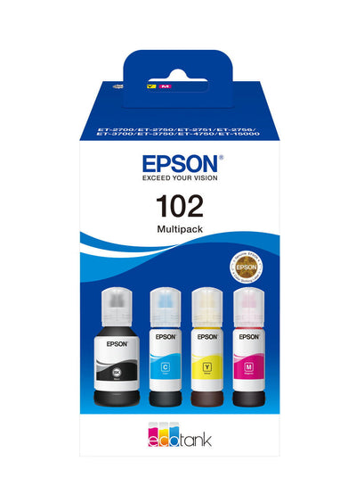 Epson 102 EcoTank 4-colour Multipack - Elektronikjakt