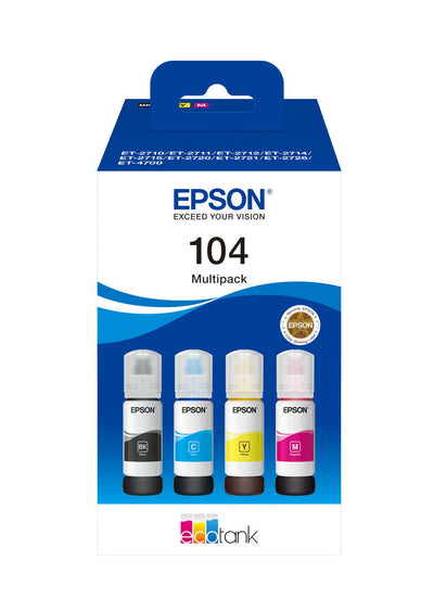 Epson 104 EcoTank 4-colour Multipack - Elektronikjakt