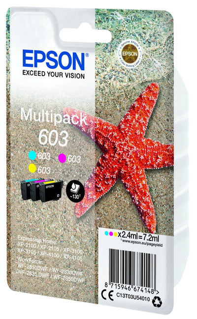 Epson Multipack 3-colours 603 Ink - Elektronikjakt