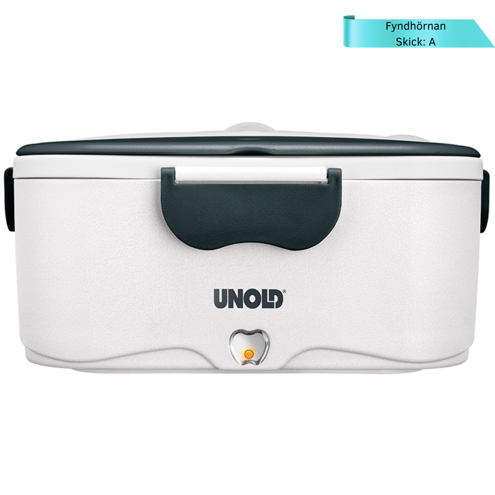 UNOLD 58850 Elektrisk lunchlåda 1,5L 35W Vit/Grå – Outlet