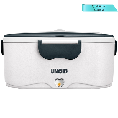 UNOLD 58850 Elektrisk lunchlåda 1,5L 35W Vit/Grå – Outlet