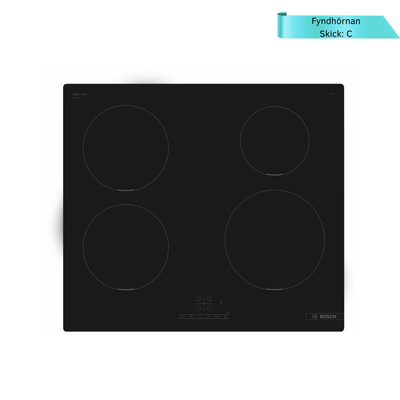 Bosch PUE611BB5E Induktionshäll 60 cm 4 zoner (Serie 4) – Fynd (Skick C)