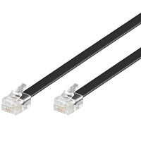 Goobay 3m RJ-12 Cable Svart