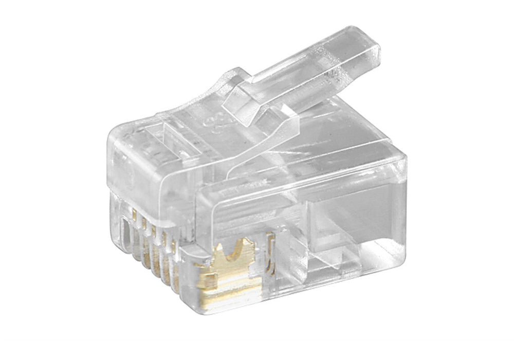 Goobay 58626 kabelkontakter RJ-12 Transparent