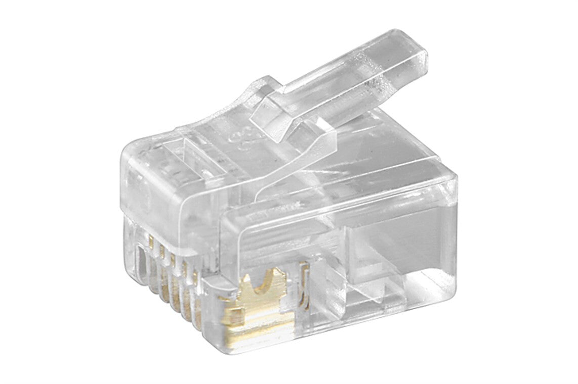 Goobay 58626 kabelkontakter RJ-12 Transparent - Elektronikjakt