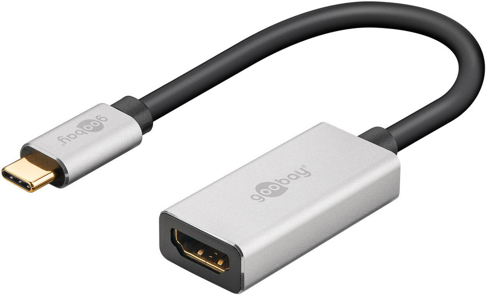 Goobay 60194 USB-grafikadapter Svart, Silver